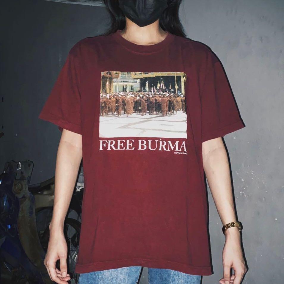 UNDERCOVER JUN TAKAHASHI FREE BURMA MAROON TSHIRT