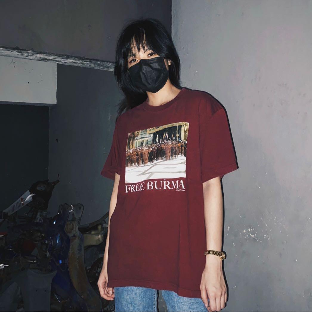 UNDERCOVER JUN TAKAHASHI FREE BURMA MAROON TSHIRT