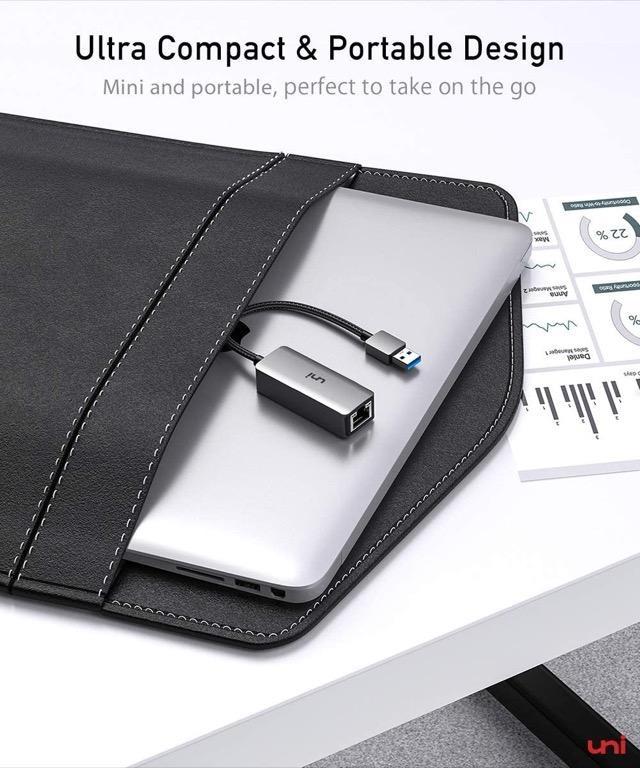 USB to Adapter, uni Driver Free USB 3.0 to 100/1000 Gigabit