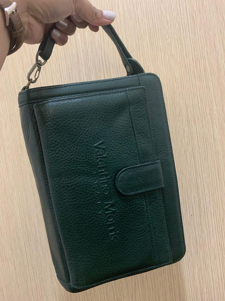 Valentino Morris Pouch kulit asli