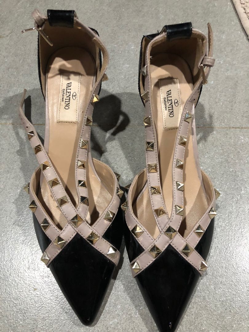 rockstud kitten heels
