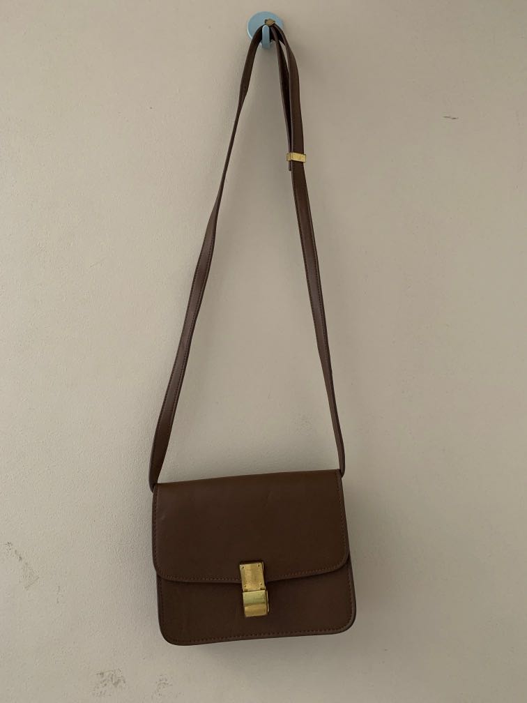 Vintage Brown CrossBody Bag, Women's Fashion, Bags & Wallets, Cross