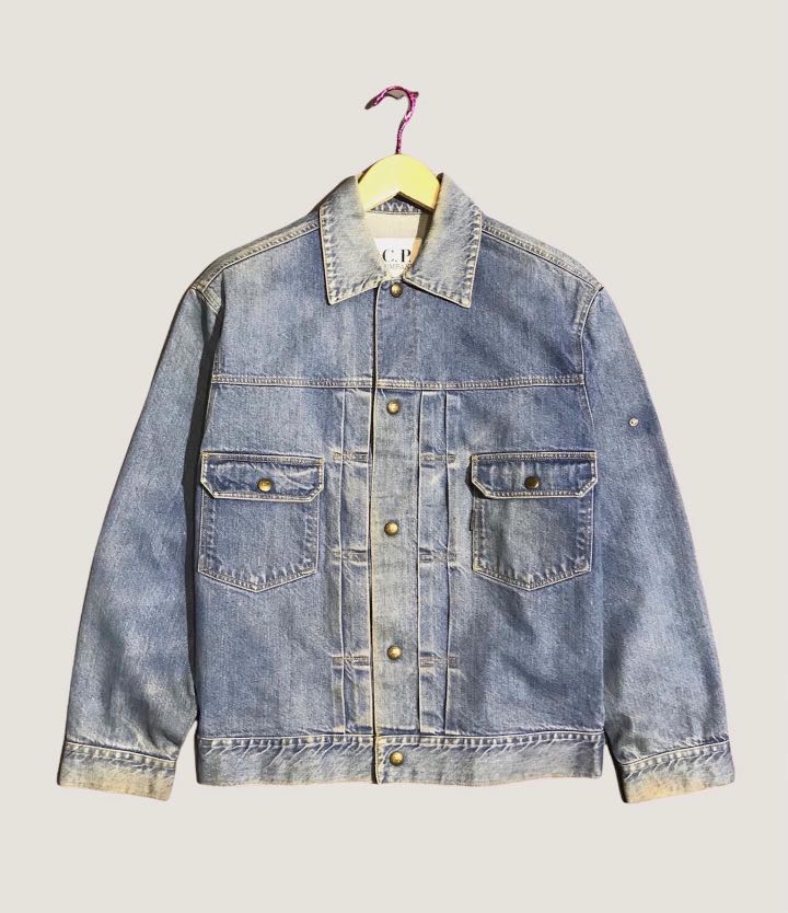 Cp company denim cheap jacket