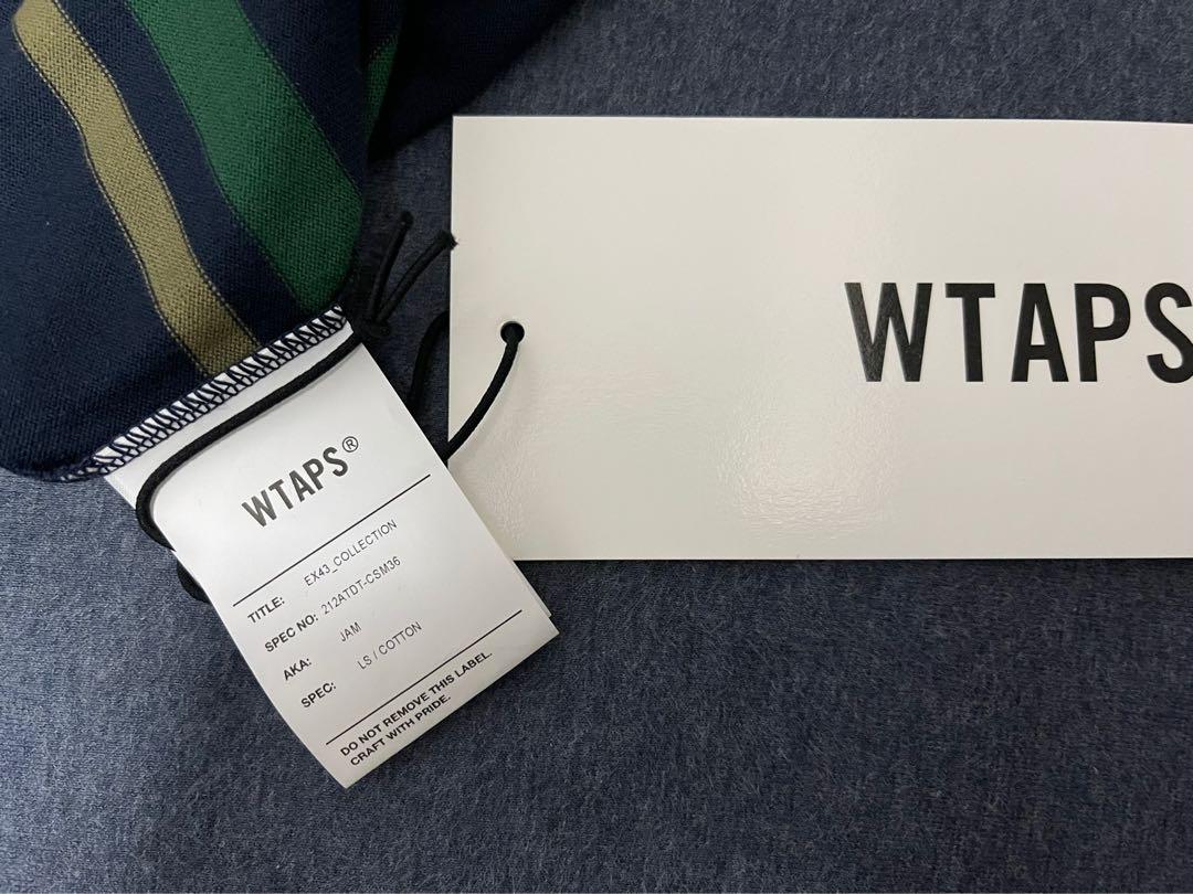 Wtaps Jam LS Cotton Green Size 3, 男裝, 上身及套裝, T-shirt、恤衫