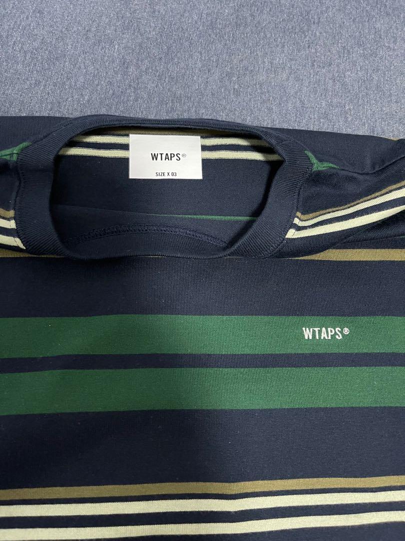 Wtaps Jam LS Cotton Green Size 3, 男裝, 上身及套裝, T-shirt、恤衫
