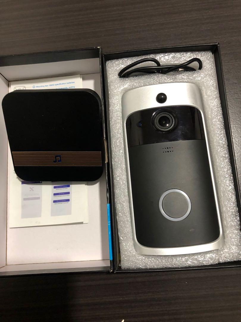 X Smart Home Wireless Video Doorbell, Furniture & Home Living, Security & Locks, Peephole