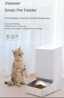 XIAOMI Automatic Pet Feeder Dogs Cats Food Storage 1.8kg Large Capacity Moistureproof with Voice/MIJIA App Remote Control