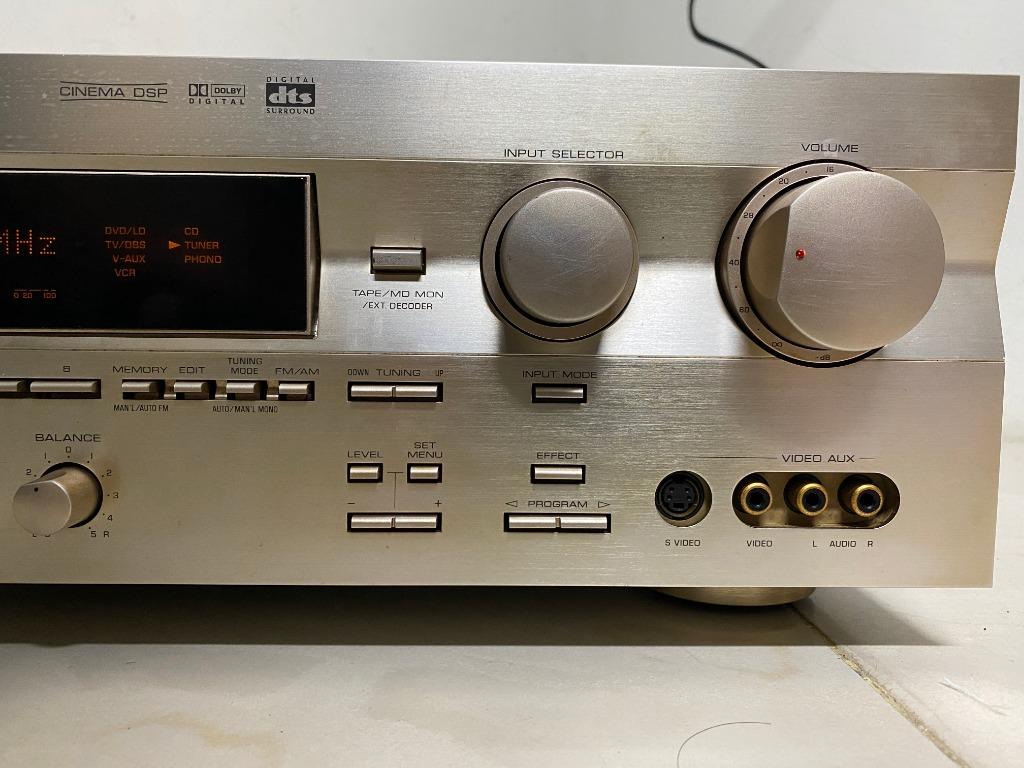 YAMAHA RX V795 收音/AV環繞擴大機 家庭劇院 7.1聲道 (DTS、AC3、PCM)有全新代用遙控器, 耳機及錄音音訊設備