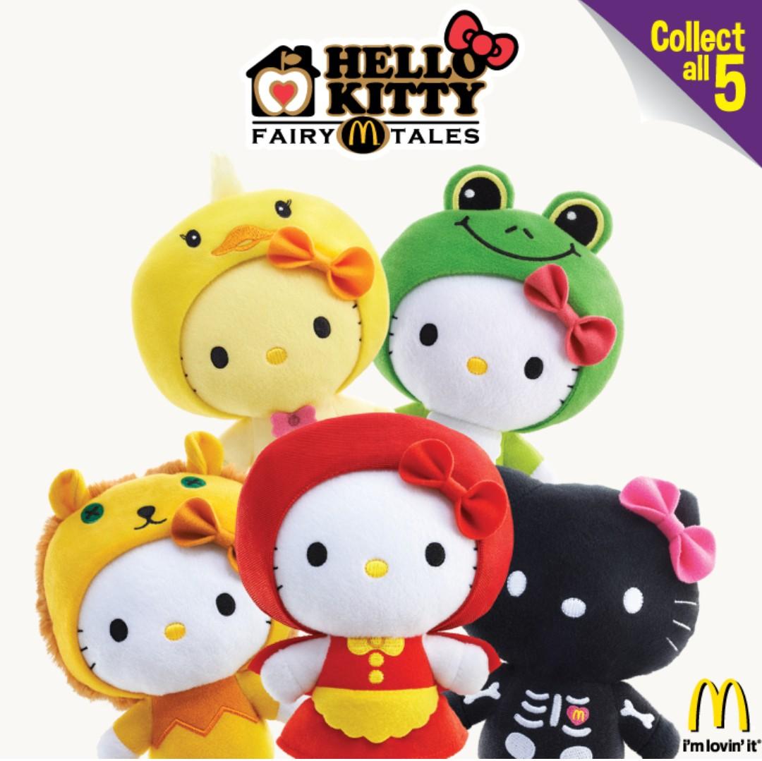 New MCDONALD'S 2013 HELLO KITTY Happy Meal Toys Excellent Condition
