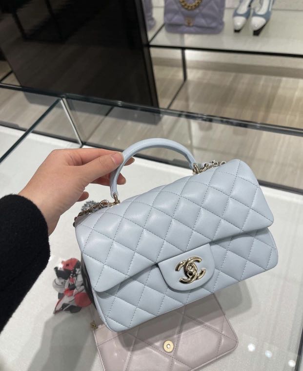 Chanel Mini Crystal Top Handle Rectangular Caramel GHW – Bag Religion