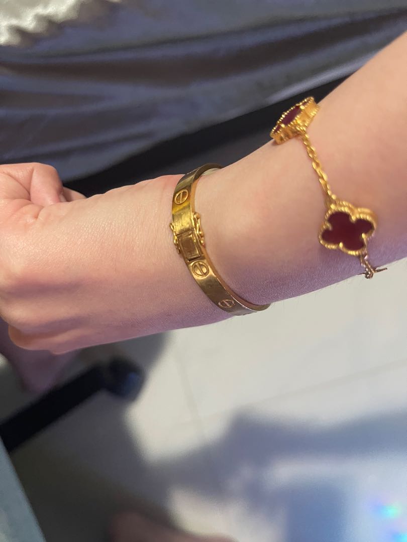 916 gold cartier new arrivals bangle