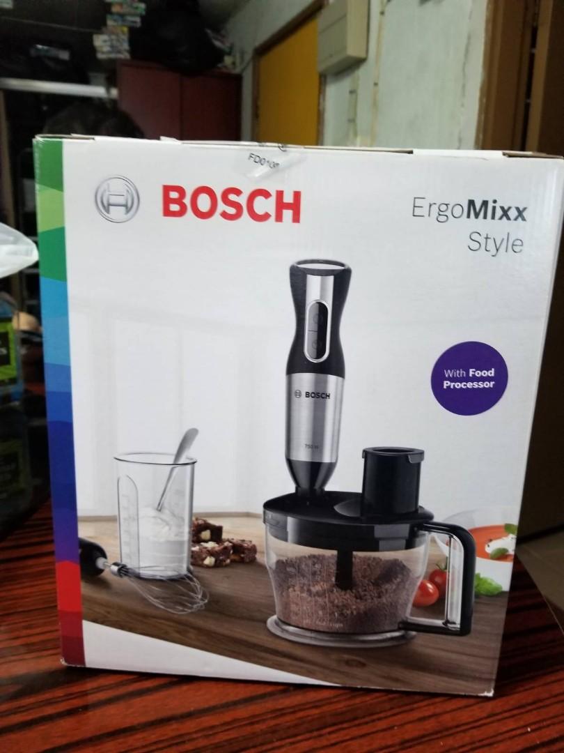 Bosch MSM6S90BGB ErgoMixx Hand Blender with Food Processor 750W