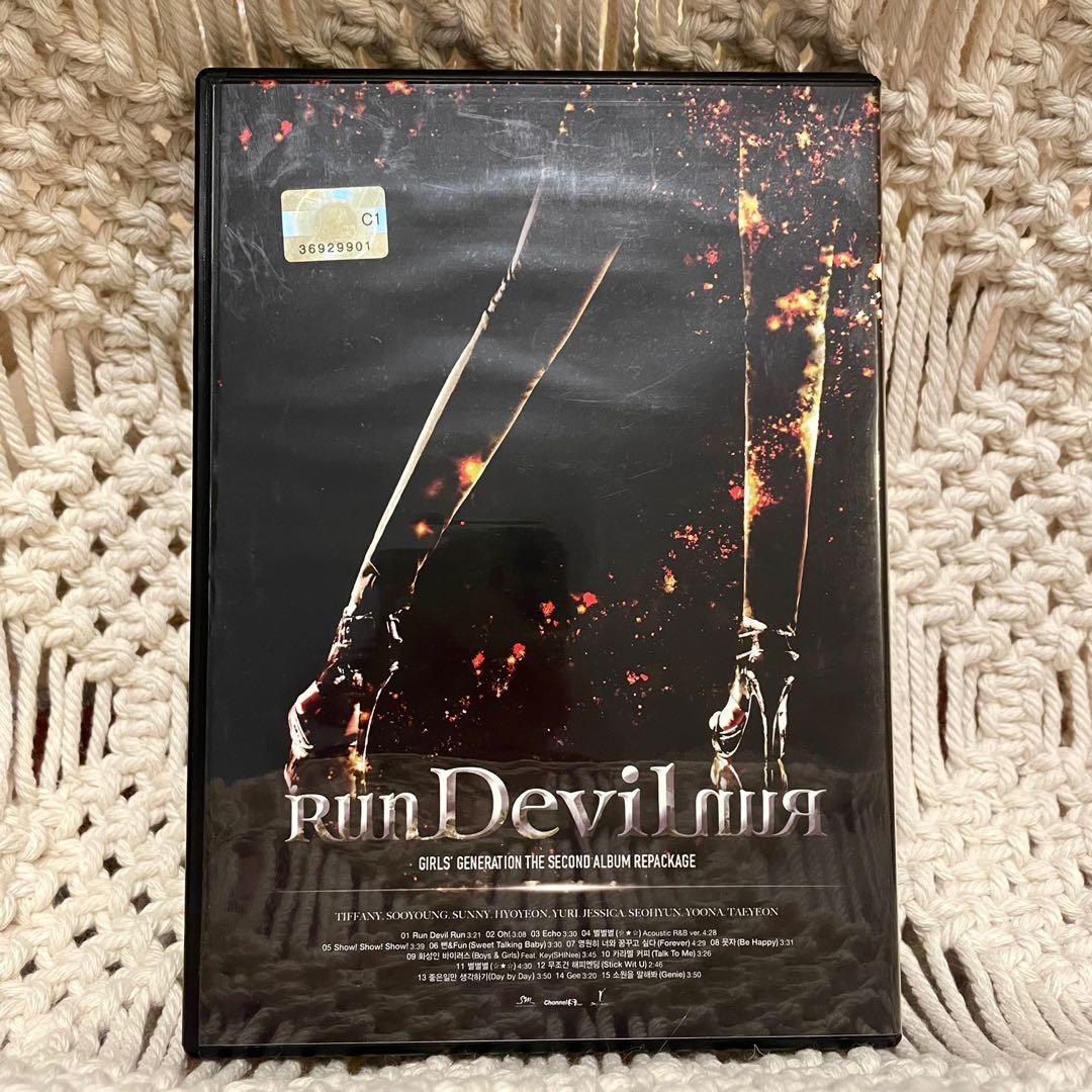 少女時代 SECOND ALBUM RUN DEVIL RUN CDポスター 少女時代 Run Devil