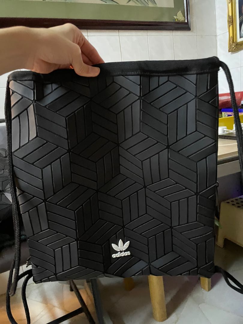 Adidas 3D gym sack, Men's Fashion, Bags, Backpacks on Carousell