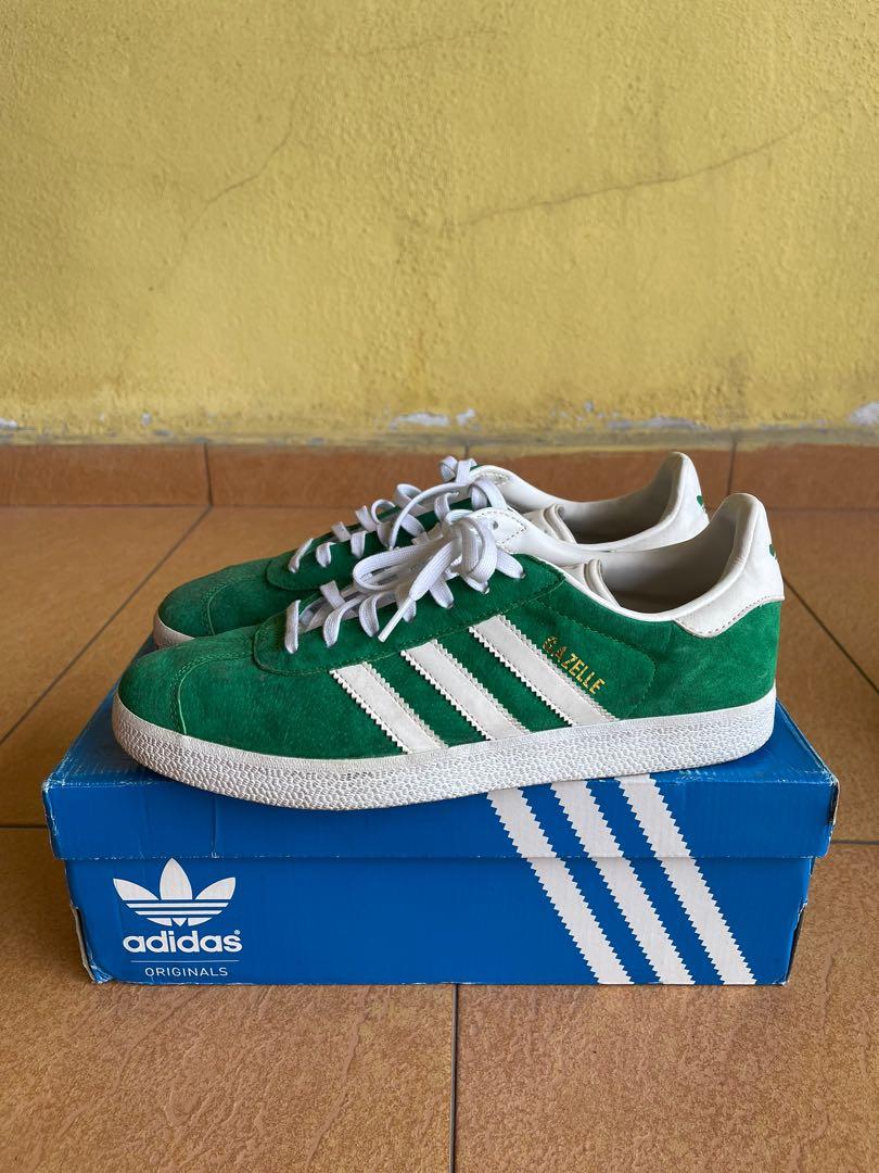 Adidas Gazelle Green Pig Skin