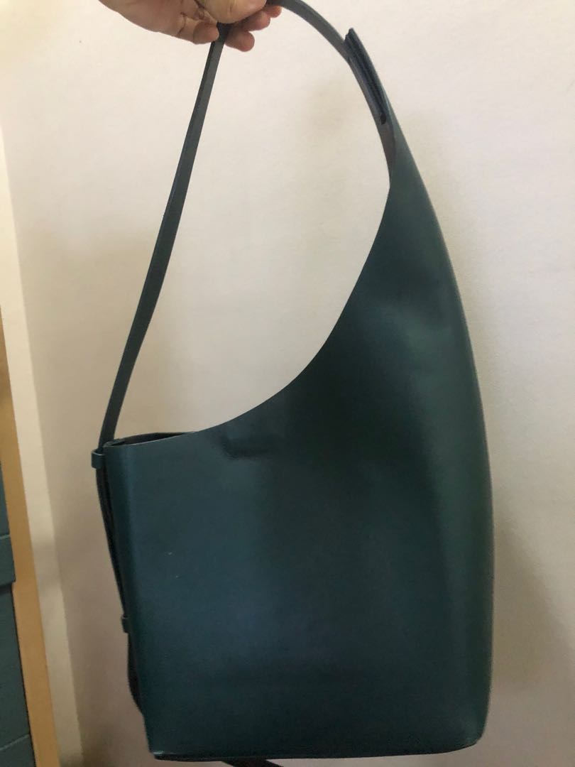 Aesther Ekme bag. Demi Lune leather shoulder bag. 