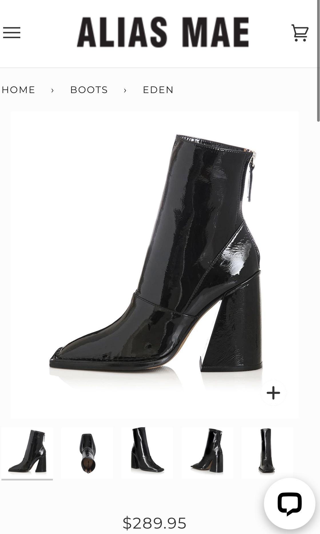 Alias mae patent shop boots