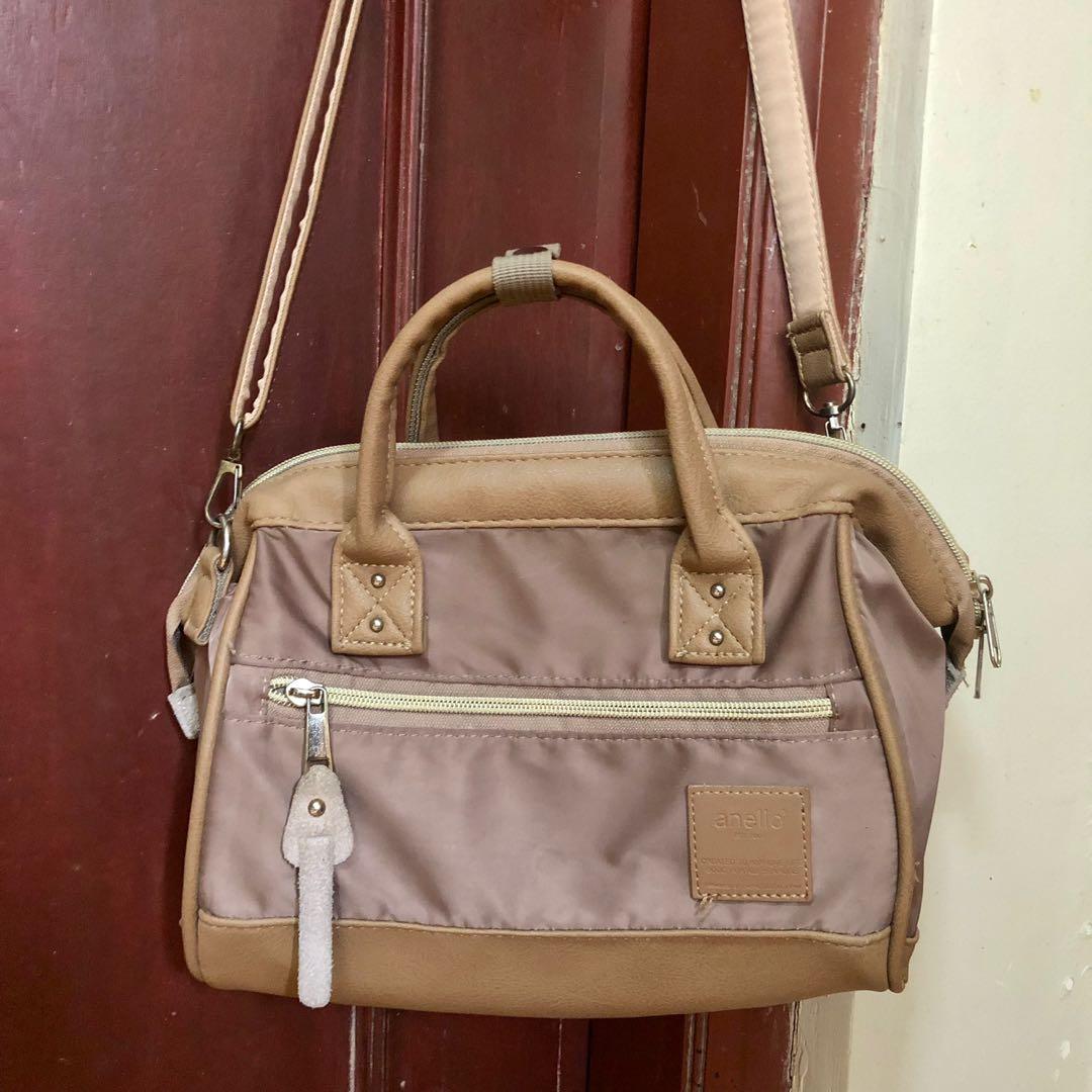anello GRANDE(アネロ グランデ) Shoulder Bag, Biege: Handbags