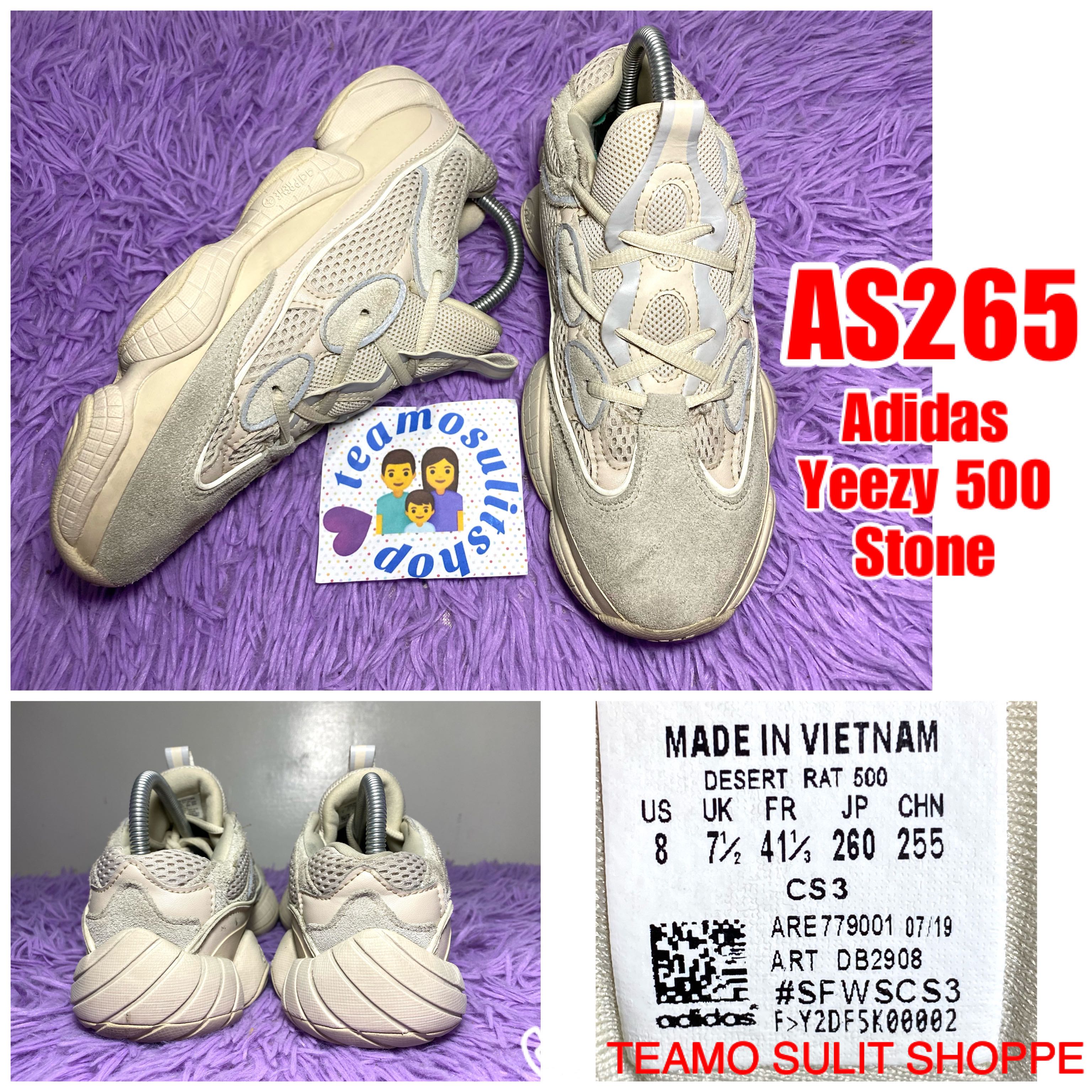 As265 ADIDAS YEEZY 500 stone Men s Fashion Footwear Sneakers on