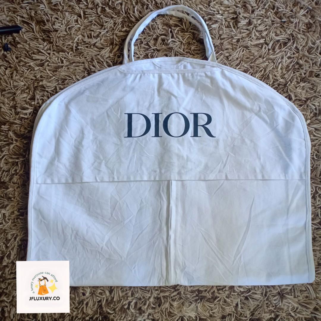 Authentic Dior garment bag, Luxury, Apparel on Carousell
