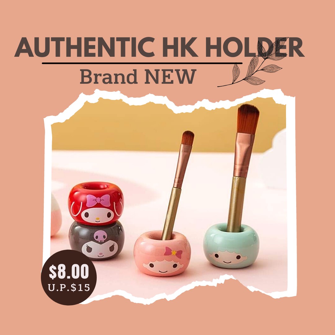 Authentic Hello Kitty Brush Holder / Paper Weight, Beauty & Personal