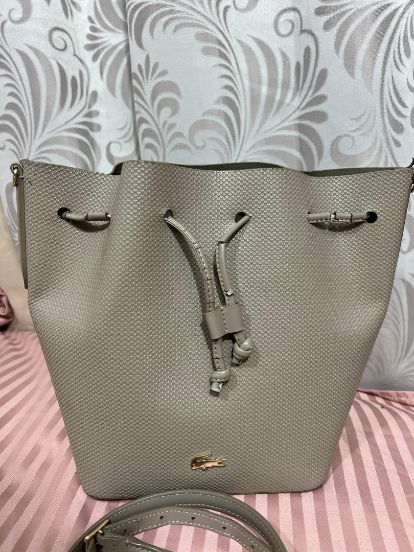 Authentic Lacoste Bucket Bag (gray), Women's Fashion, Bags & Wallets