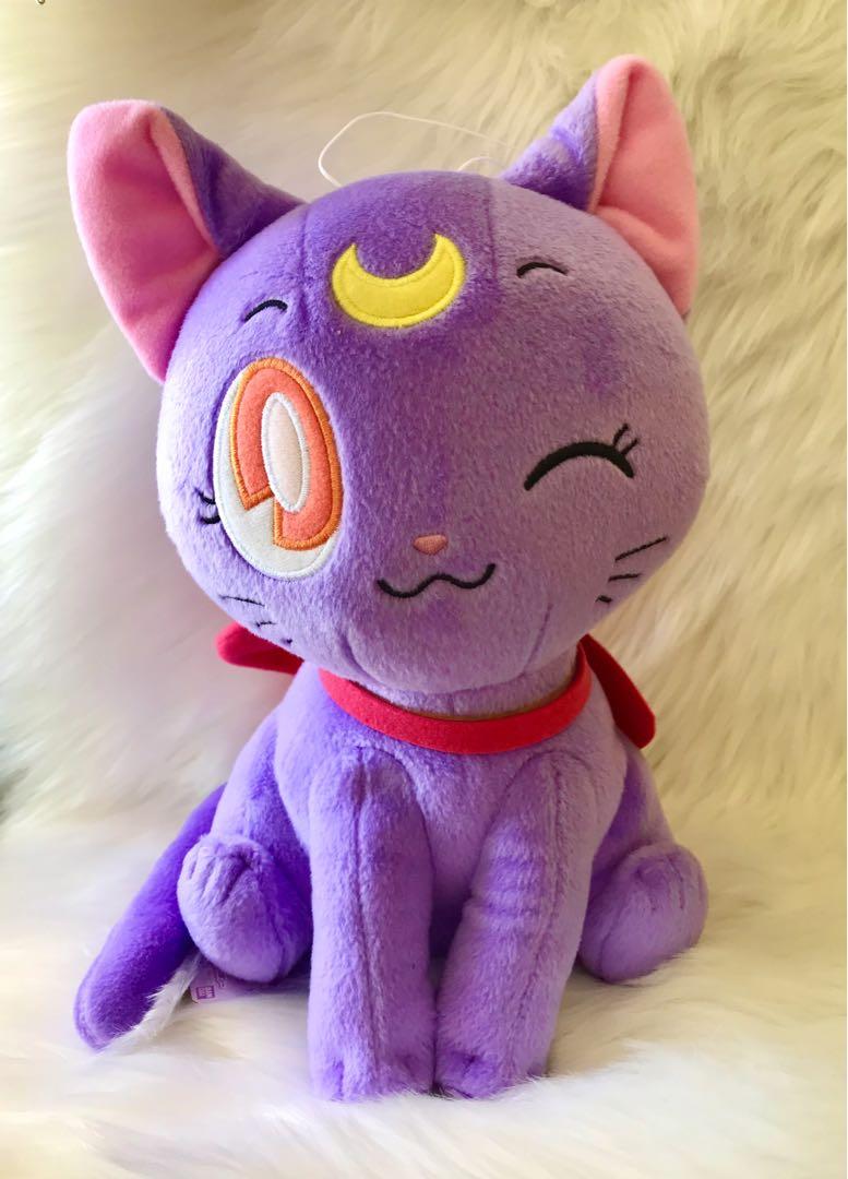 Authentic Sailor Moon Eternal Luna Plush (Big) (Category: Plushies & Soft Toys) located in Cebu City. Submitted by kawaiiparty (Listing ID 1151825548, Image 2). Description: Authentic from Japan Brand new with tag By Bandai Sprits copyright Naoko Takeuchi L- 10 inches W-6.5 inches 💟Pls read: ✅All imported items are authentic and are personally curated. ✅Pls understand that prices depend on their RARITY, item weight, shipping FEES, foreign and lo