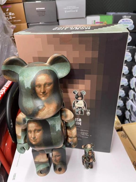 BE@RBRICK MONA LISA OVERDRIVE 100％u0026400％-