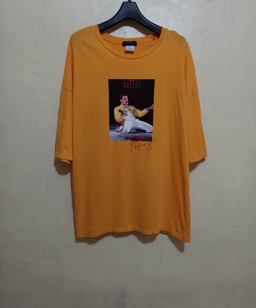 Bershka X freddie mercury oversized tshirt, Tops & Sets, Tshirts & Polo Shirts on Carousell