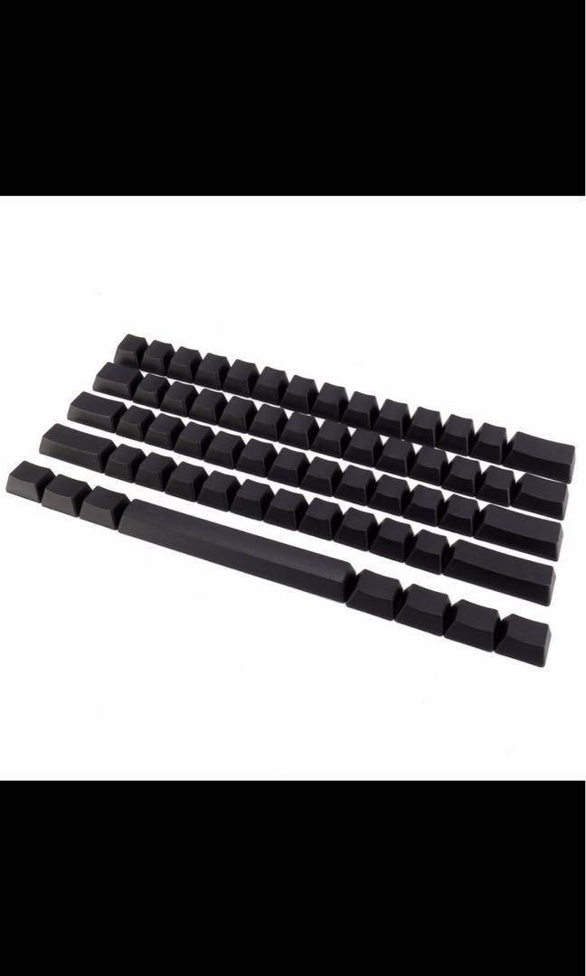 Black Blank PBT Keybord 61 ANSI Keycaps Set For MX Switches Mechanical  Keyboard, Computers  Tech, Parts  Accessories, Computer Keyboard on  Carousell