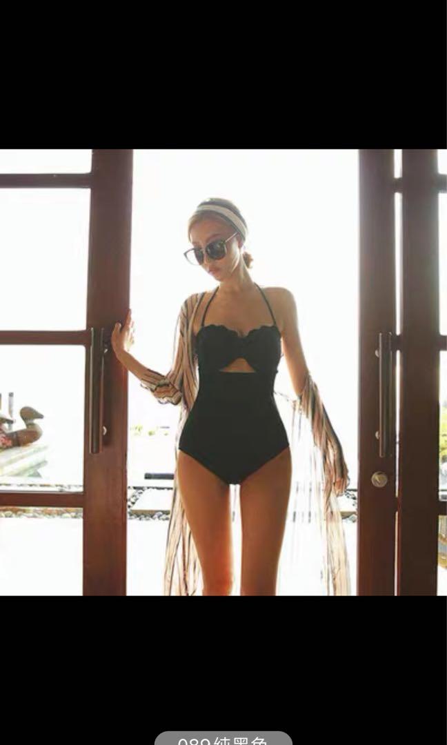 Black Cute Tankini Women s Fashion Swimwear Bikinis Swimsuits