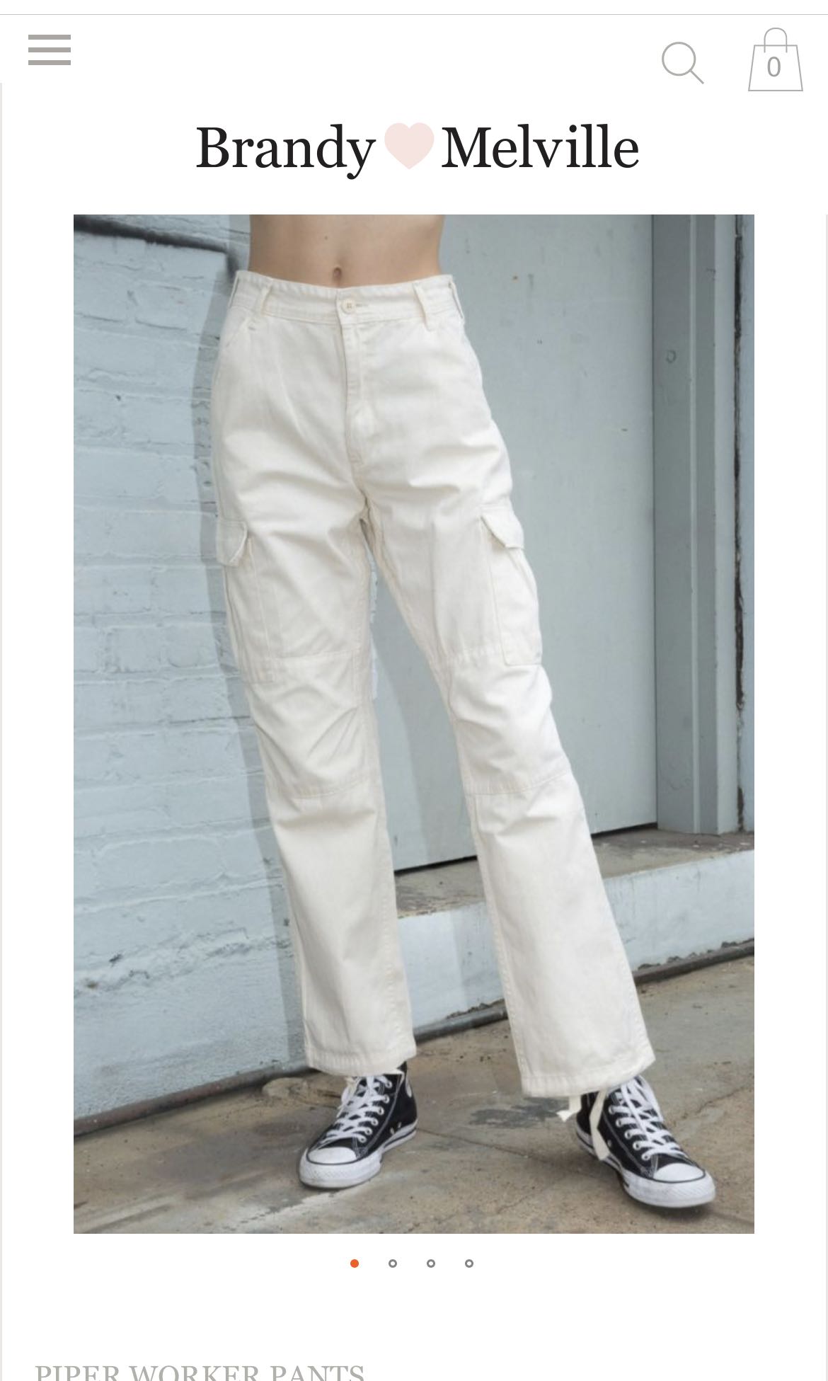 Brandy Melville Piper Worker Cargo Pants, Women's Fashion, Bottoms