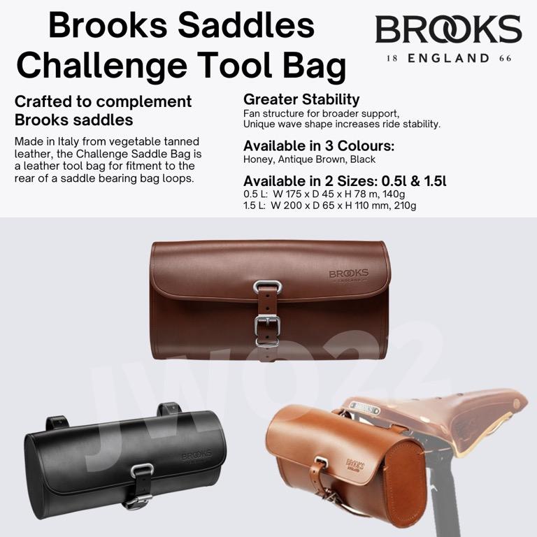 Brooks England D-shaped Tool Bag Various Sizes and Colors 