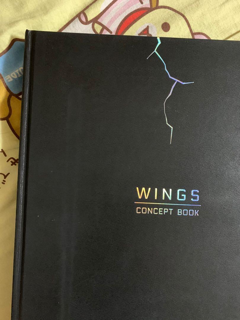 BTS WINGS concept book (連相+suga小卡), 興趣及遊戲, 收藏品及紀念品