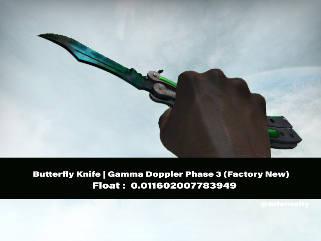 Butterfly Knife Gamma Doppler Phase 3 FN CSGO SKINS KNIVES, Video