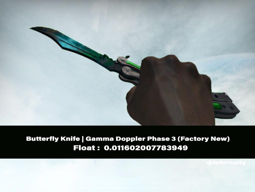Butterfly Knife Gamma Doppler Phase 3 FN CSGO SKINS KNIVES, Video