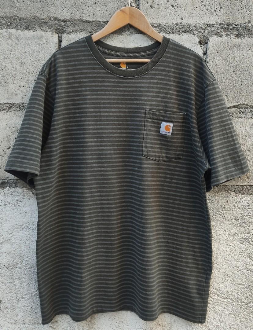 CARHARTT K87 PEAT STRIPE, Men's Fashion 