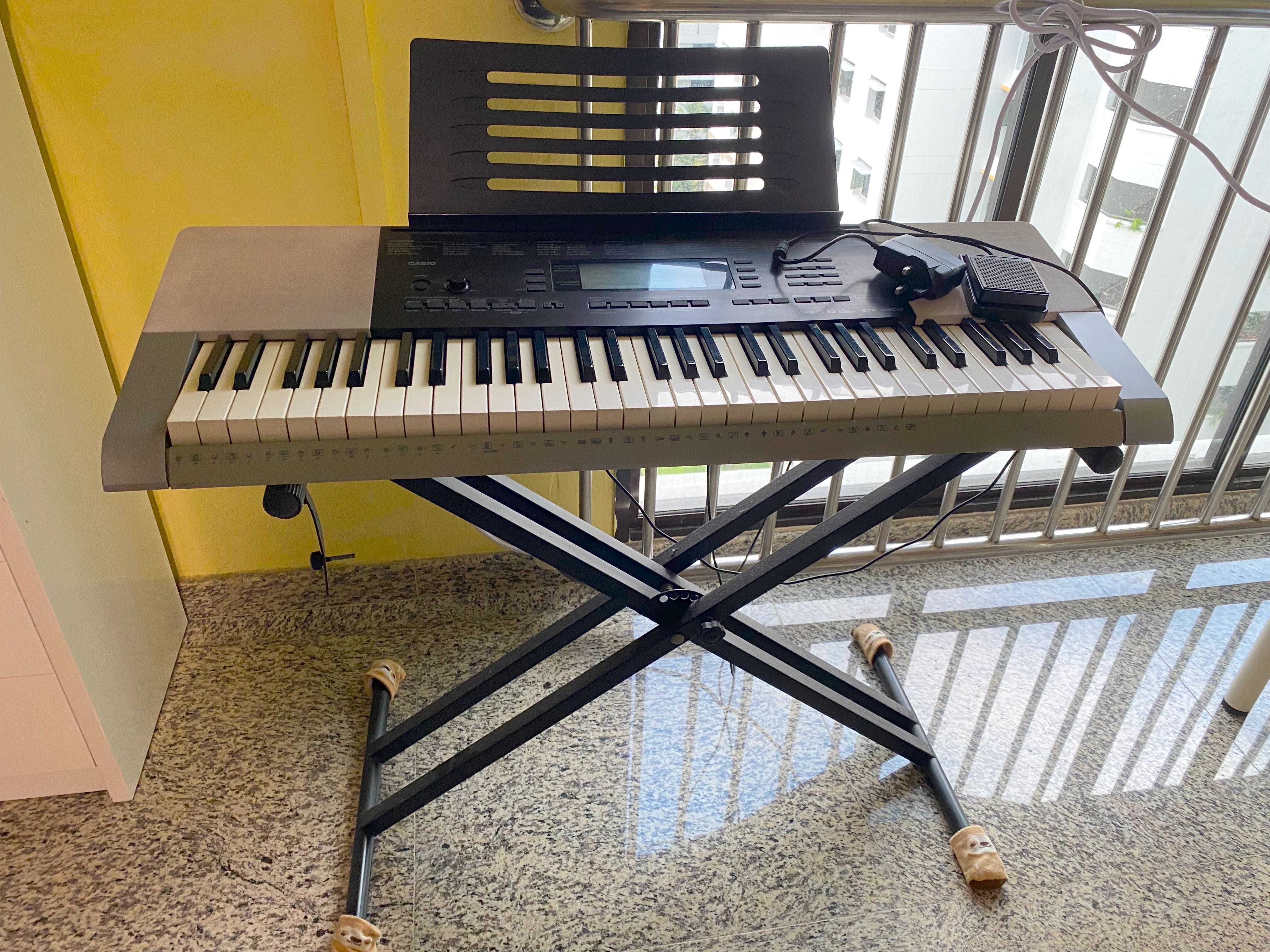 Casio Keyboard CTK 4200 FULL SET Hobbies Toys Music