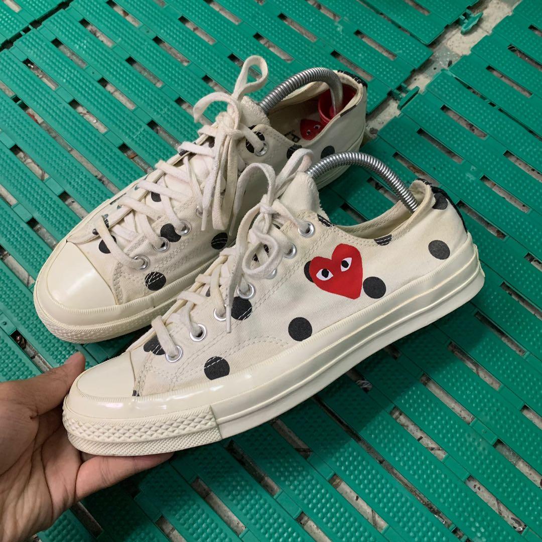 Cdg converse polka dots shop