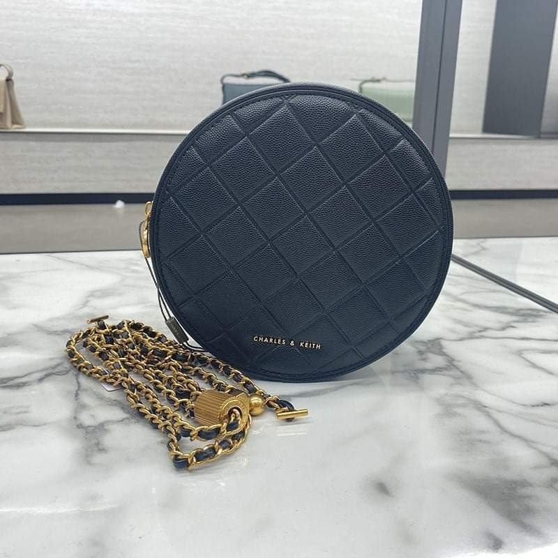 Charles and keith round crossbody bag clearance