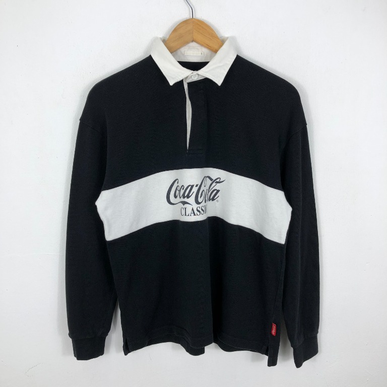 Coca cola long sleeve polo shirts hotsell