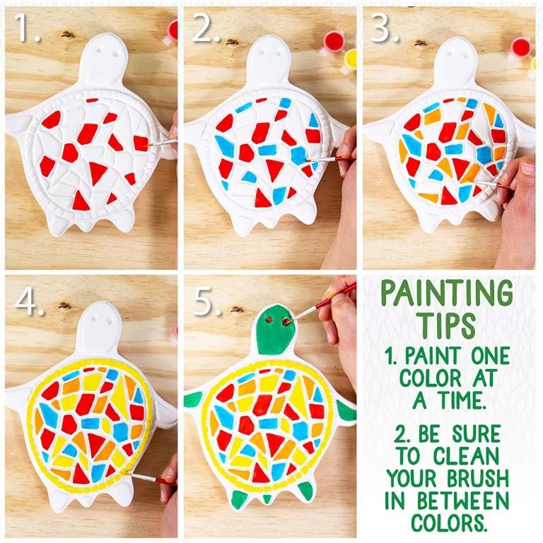Creative Roots Paint Your Own Turtle Stepping Stone (SPI0405), Hobbies