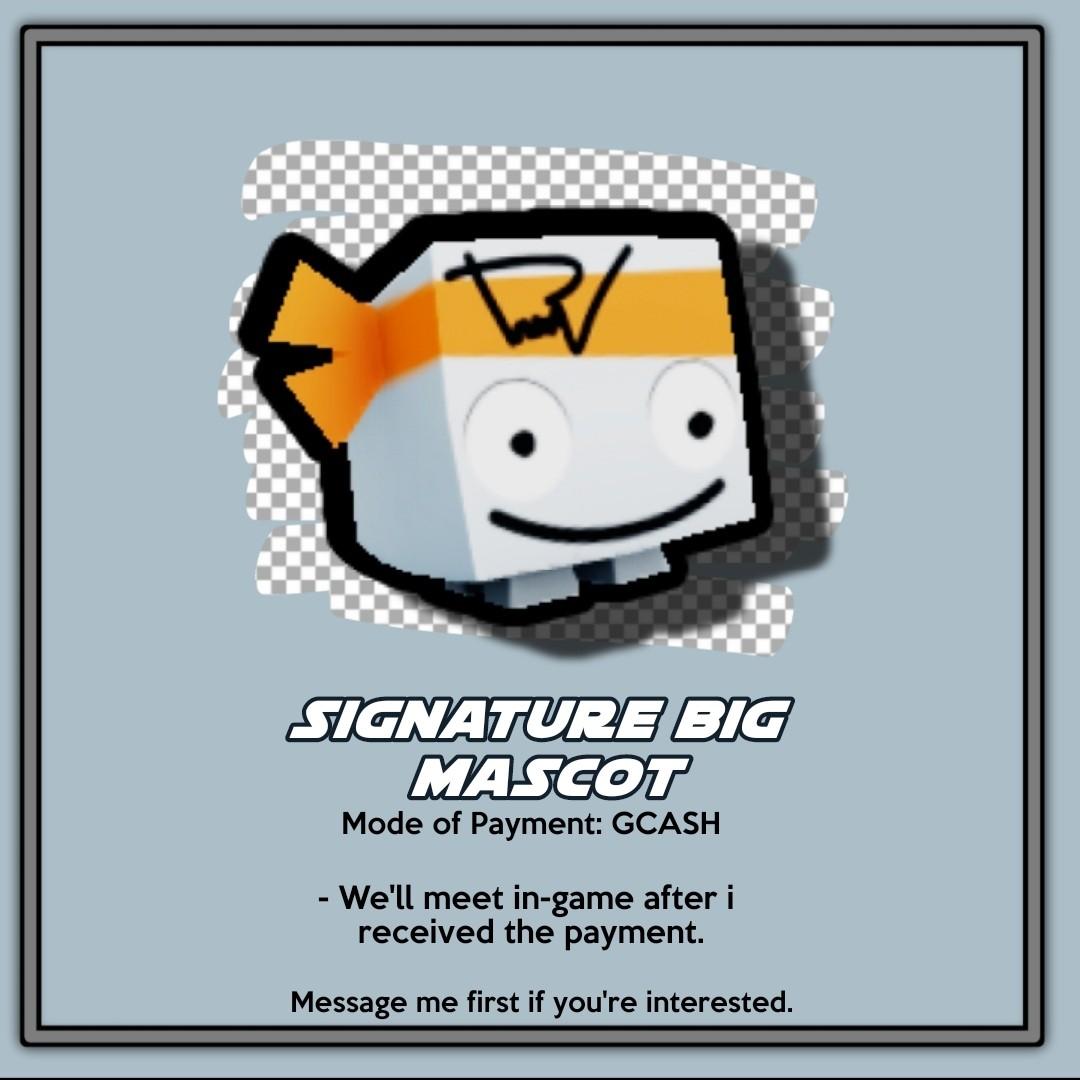 [EXCLUSIVE] Pet Simulator X Signature Big Mascot, Video Gaming, Gaming
