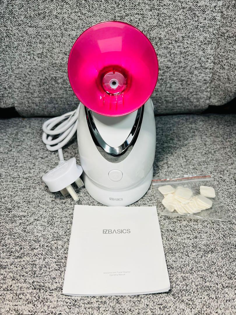 Facial Steamer EZBASICS Ionic Face Steamer for Home Facial, Warm Mist