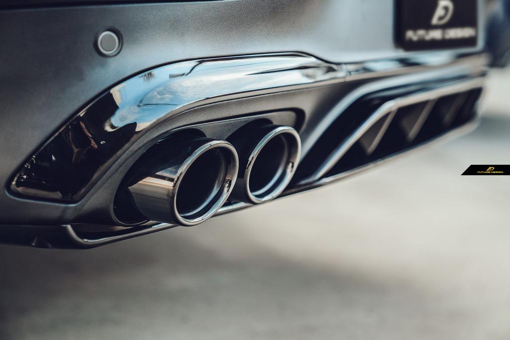 FD FutureDesign Mercedes-Benz GLC- Class W253 Rear Splitter Diffuser ...