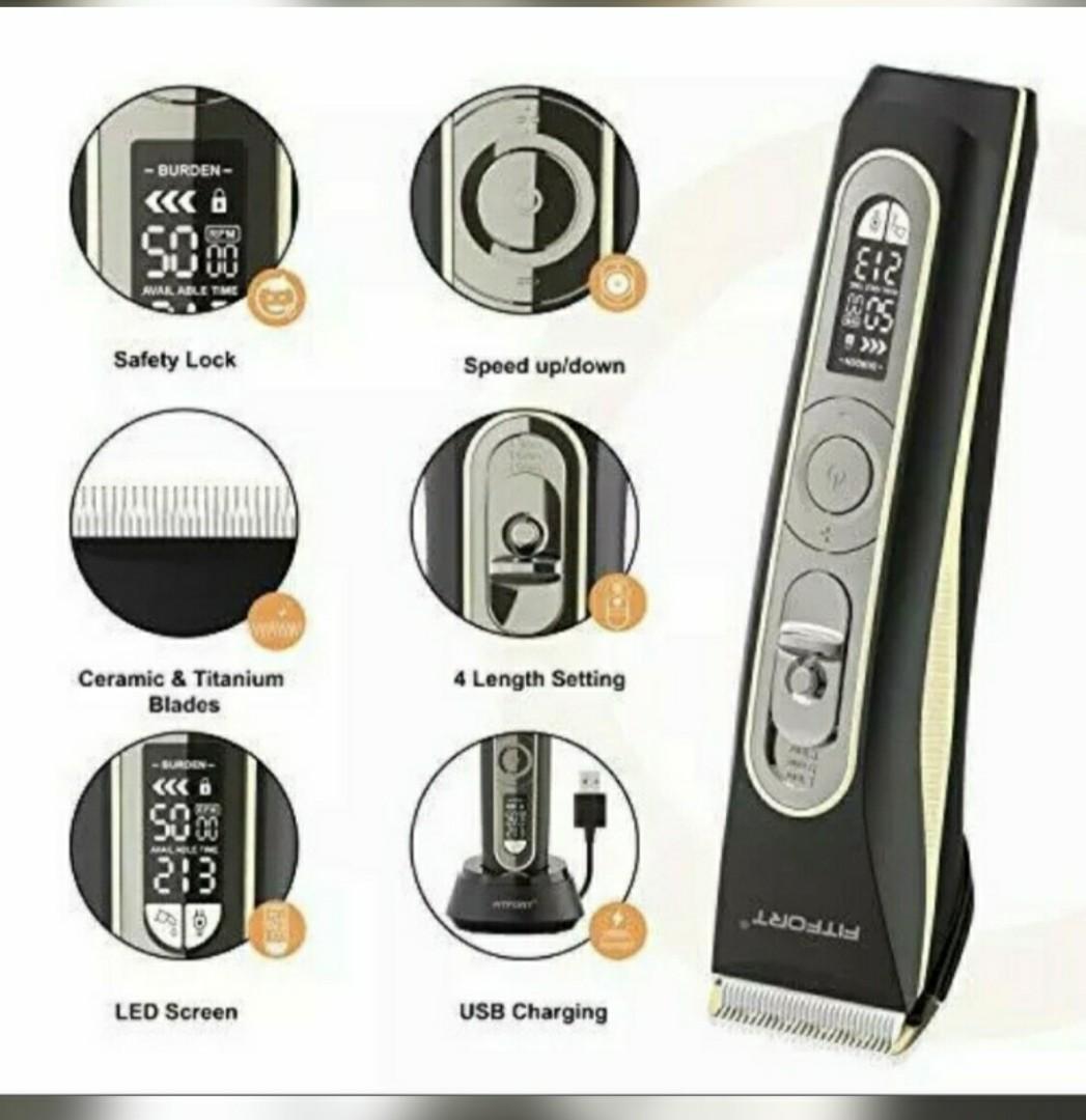 FITFORT professional hair clipper 6619, Beauty & Personal Care, Men's