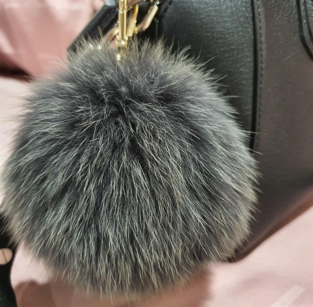 Furla bubble on sale pom pom keyring