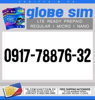 GLOBE 0917 Sim Cards Classic Series