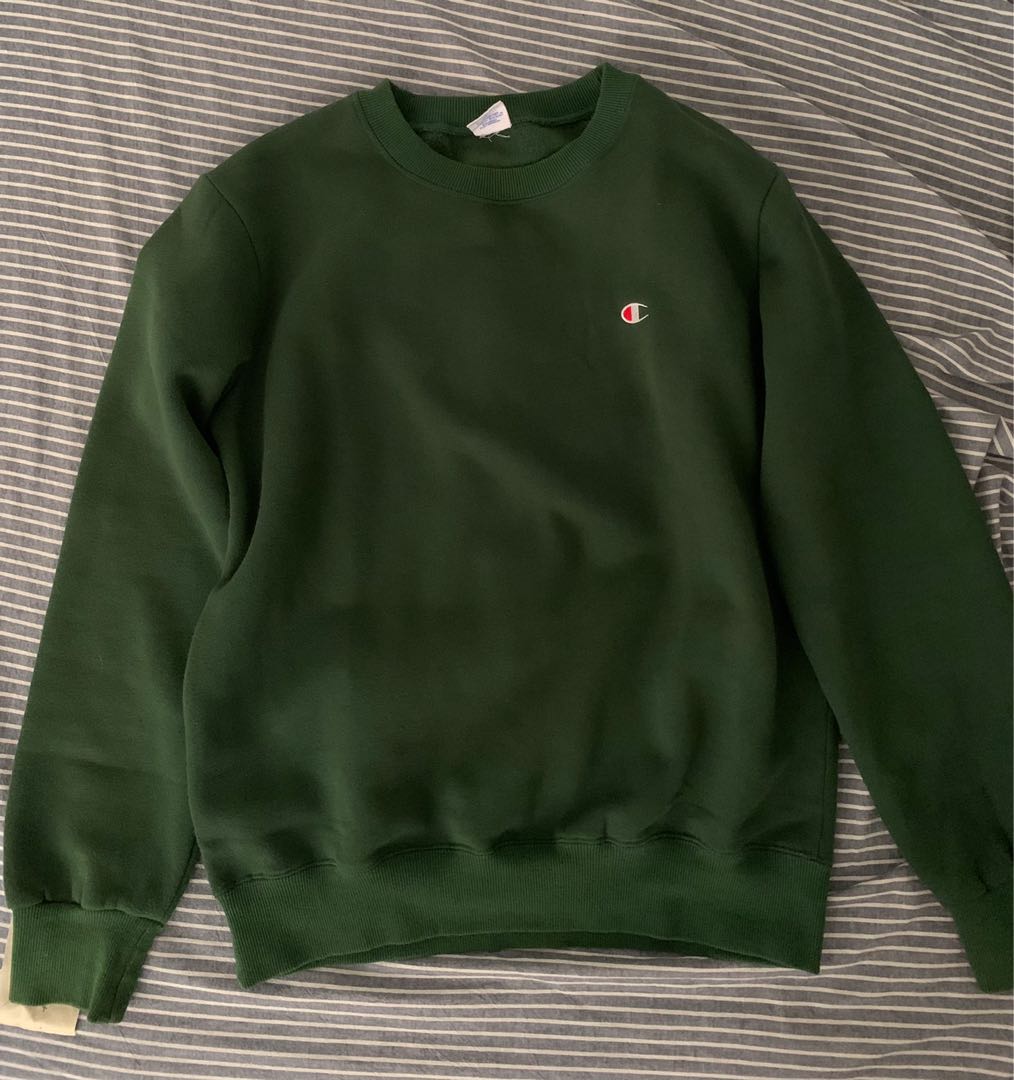 green champion sweater Men s Fashion Tops Sets Hoodies on