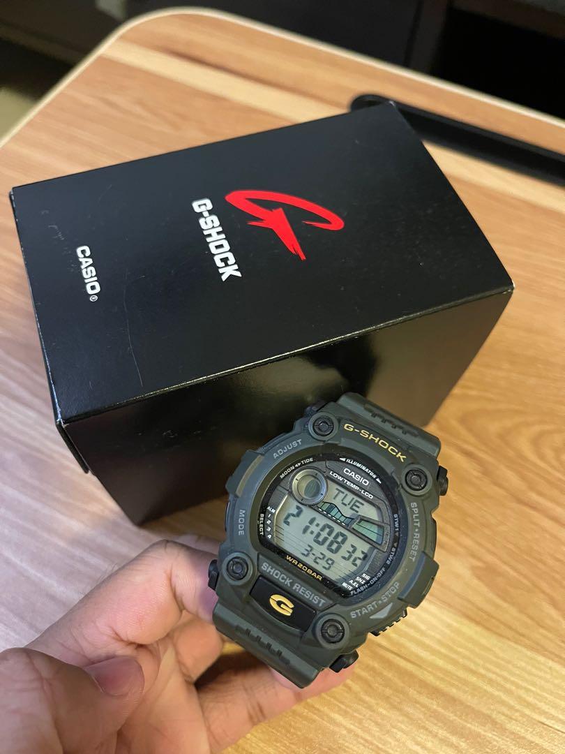 G SHOCK G7900 3DR Mat Moto Hijau Men s Fashion Watches